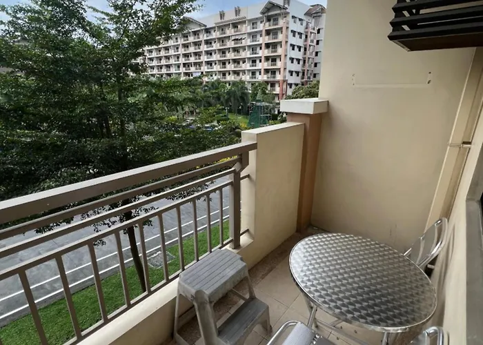 Japan Vibe Near Ayala Feliz Mall 2br 55sqm With Veranda Netflix Prime Hbo Max Pool * 马尼拉