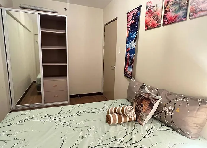 Japan Vibe Near Ayala Feliz Mall 2br 55sqm With Veranda Netflix Prime Hbo Max Pool 公寓 马尼拉